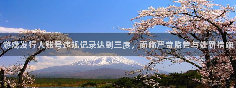 bbin视讯官网挂机项目怎么样：游戏发行人账号违规记录达到三度，面临严苛监管与处罚措施