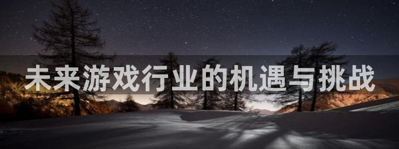 bbin视讯官网注册地址查询官网：未来游戏行业的机遇与挑战