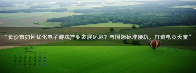bbin视讯官网：“长沙市如何优化电子游戏产业发展环境？与国际标准接轨，打造电竞天堂”